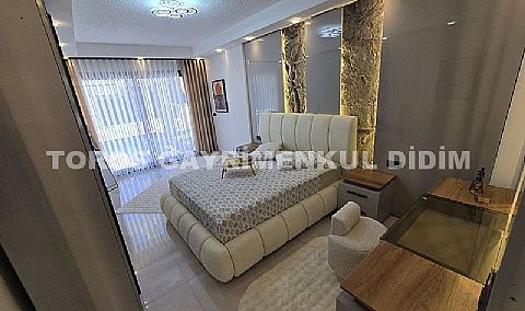 DİDİM AKBÜK 'DE SATILIK ULTRA LÜKS MÜSTAKİL VİLLA  HİÇBİR MASRAFTAN KAÇINILMAM IŞ, ÖZEL TASARIM VE FULL EŞYALI!