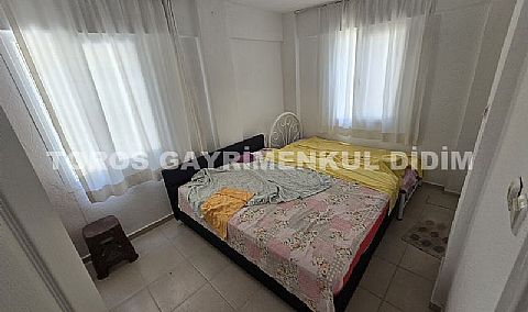 Didim  Akbükte plaja 300 mt mesafede satılık yazlık 