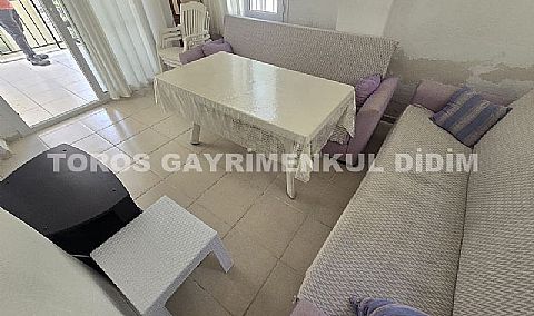 Didim  Akbükte plaja 300 mt mesafede satılık yazlık 