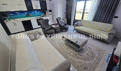 Didim altınkumda havuzlu güvenlikli sitede satılık eşyalı dubleks daire