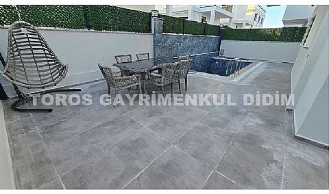 Didim çamlık mahallesinde satılık müstakil eşyalı villa
