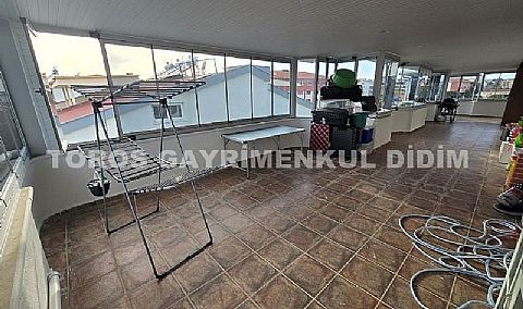 Didim Efeler de Asansörlü Binada Bölgenin En Büyük Dubleks Dairesi