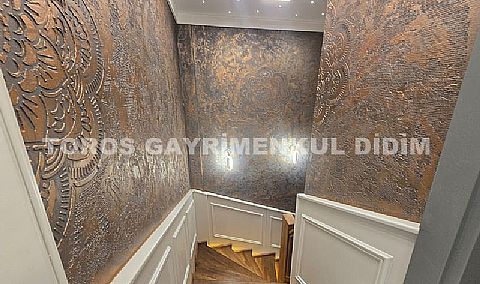 Didim Efelerde 313m2 arsa üzerine kurulu özel eşyalı satılık villa 
