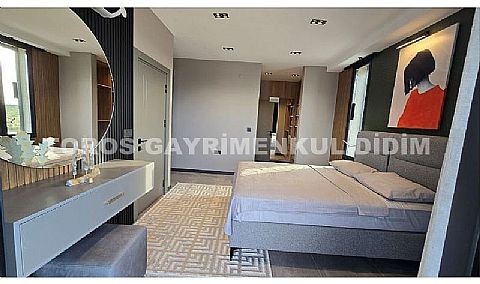 Didim efelerde 410m2 arsa içinde satılık 4+1 sıfır eşyalı özel havuzlu satılık müstakil villa