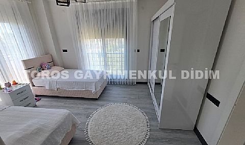Didim Hisar’da Doğa Manzaralı Teraslı Full Eşyalı Satılık Lüks Villa 