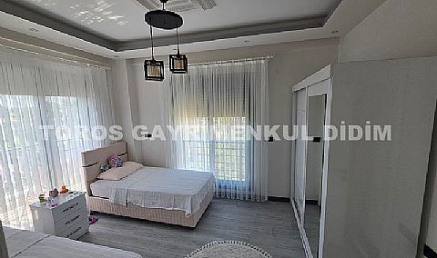 Didim Hisar’da Doğa Manzaralı Teraslı Full Eşyalı Satılık Lüks Villa 