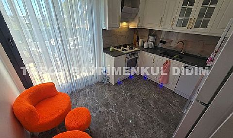 Didim Hisar’da Doğa Manzaralı Teraslı Full Eşyalı Satılık Lüks Villa 